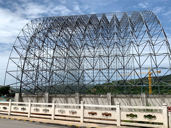 舞钢山寨矿储煤棚网架